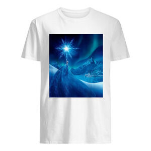 Disney Frozen Elsa Snowflake In The Sky Poster Shirt